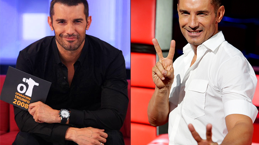 Jesús Vázquez en 'Operación Triunfo' y 'La Voz'