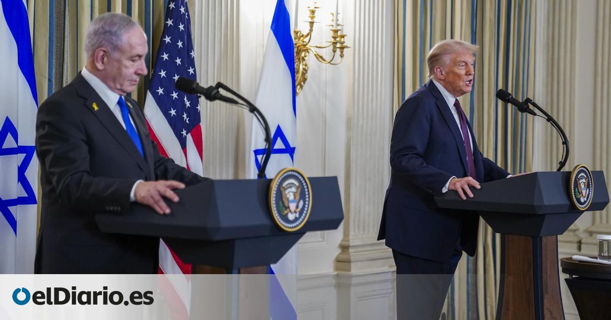 Trump y Netanyahu escenifican un acuerdo para forzar la rendición de Hamás sin aclarar el futuro de los palestinos