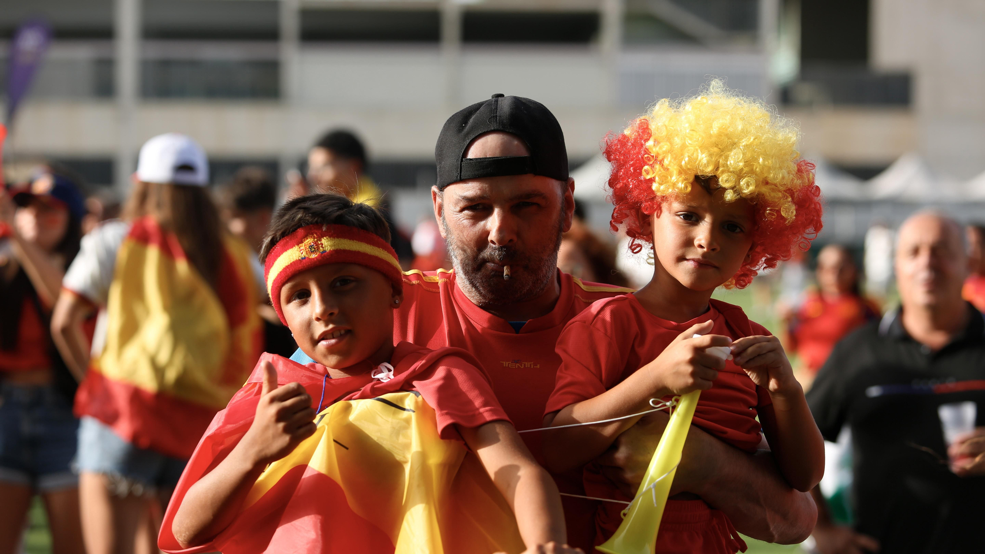 Afición de la selección española en el Córdoba Live