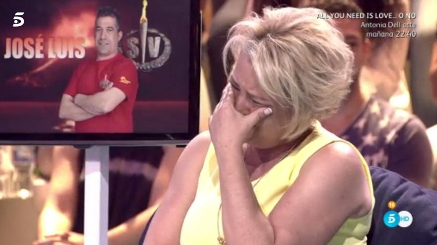 Inma, la mujer de José Luis en plató