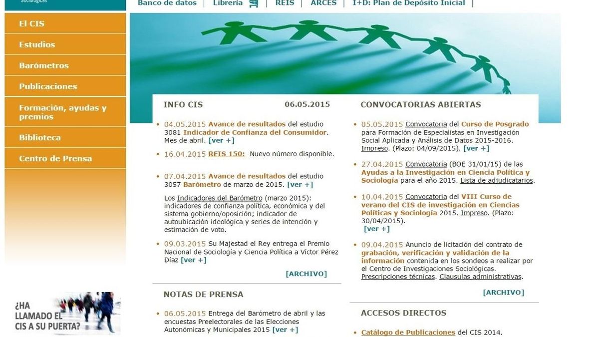 El CIS publicará esta semana su encuesta de intención de voto, la primera tras la convocatoria de elecciones