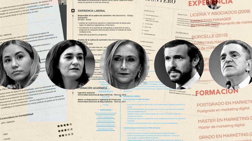 Noelia Núñez is only the last one: the former PP leader joins the (endless) list of politicians who inflated her curriculums