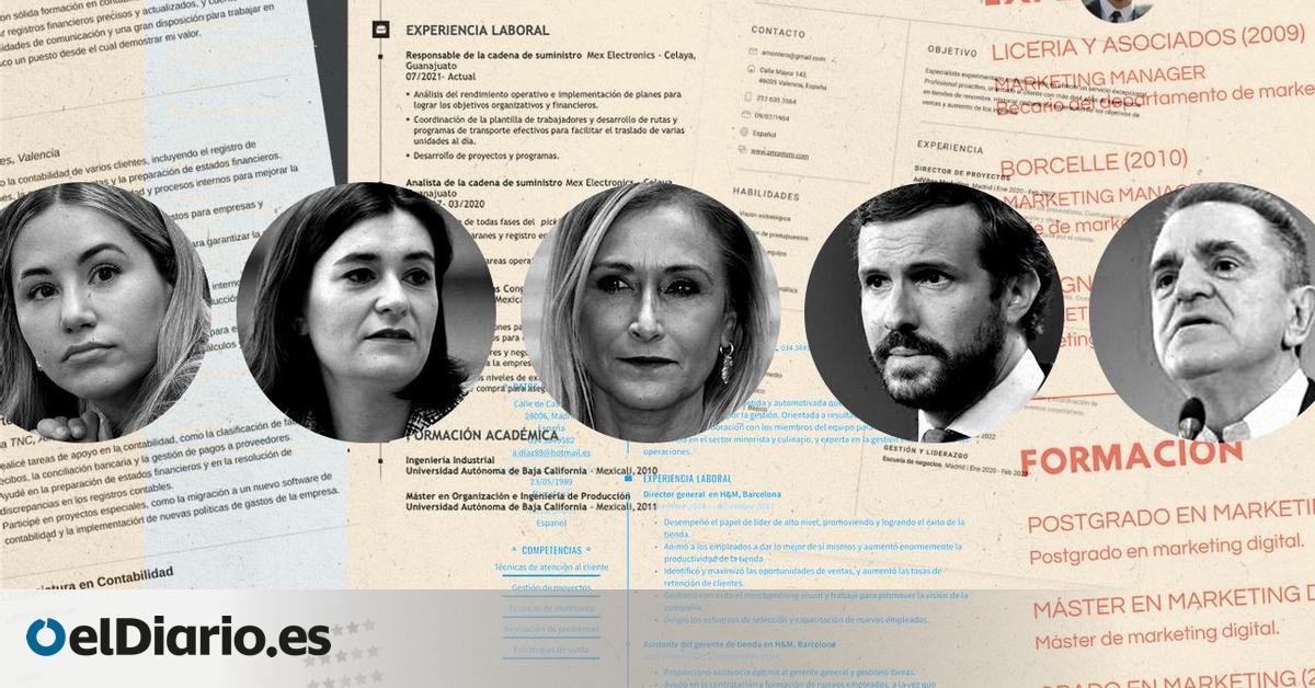 Noelia Núñez solo es la última: la exdirigente del PP se suma a la (interminable) lista de políticos que inflaron sus currículums