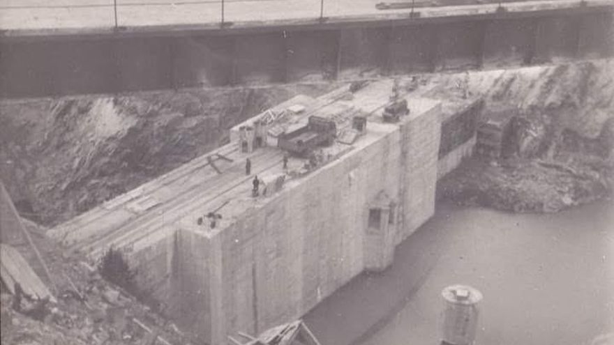 Construcción presa de Las Rozas en Villablino