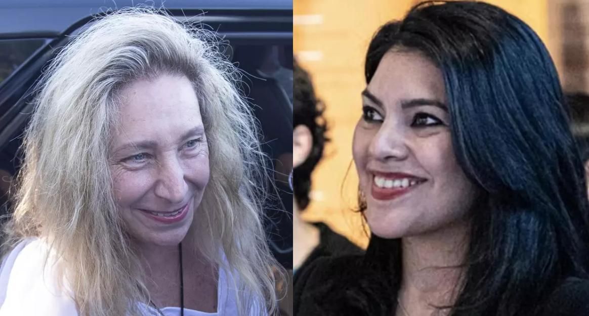 Karina Milei y Belén Agudiez.