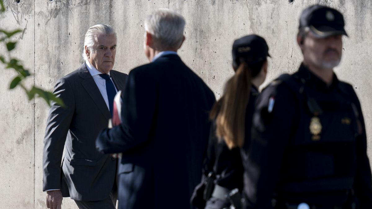 Luis Bárcenas, a su llegada a la Audiencia Nacional.