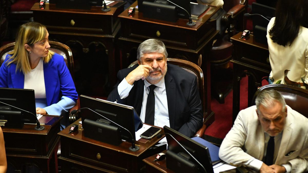 El jefe del bloque peronista, José Mayans, intentó voltear el capítulo 2