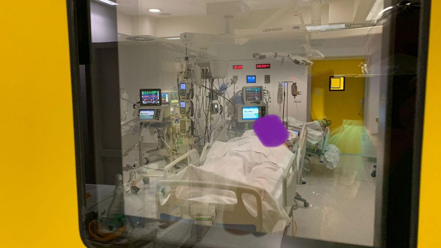 Quirófano reconvertido en UCI en el Complexo Hospitalario Universitario de A Coruña