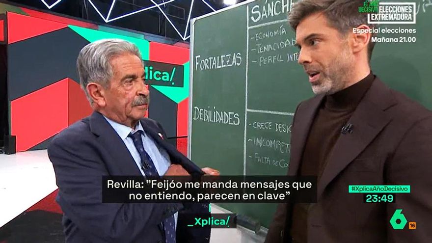 Miguel Ángel Revilla y José Yélamo en 'laSexta Xplica'