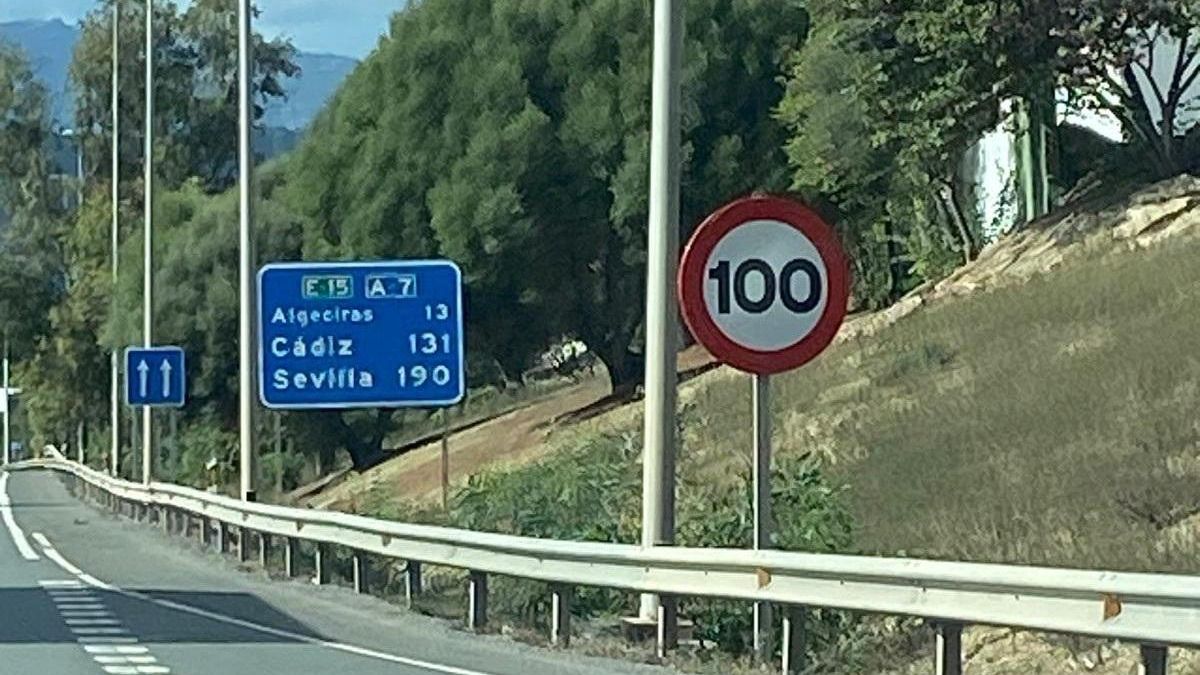 La DGT anula multas impuestas con radar en la autovía A-7 en Cádiz por errores en la señales de tráfico