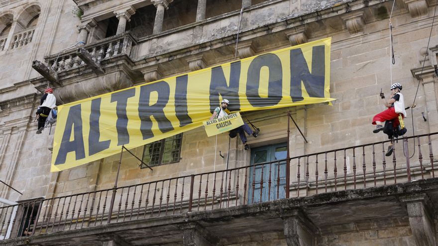 Los colectivos contra la macrocelulosa de Altri convocan una nueva manifestación para el 15 de diciembre en Santiago