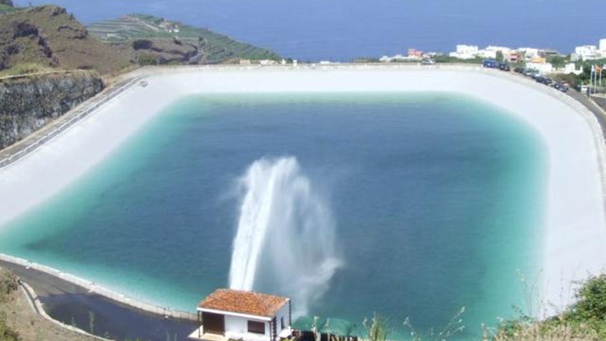 Las 12 balsas públicas de La Palma están al 81% de su capacidad a principios de  junio, un 1% menos que el mes anterior