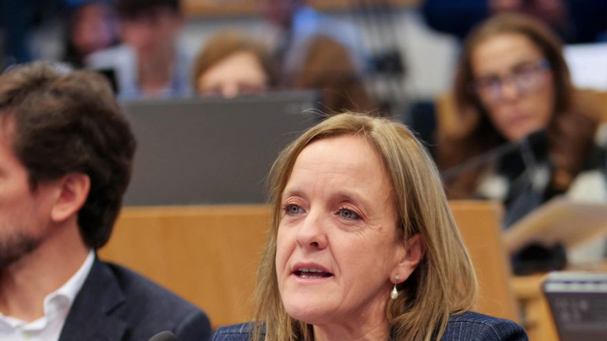 La consejera de Presidencia, Isabel Urrutia, en Bruselas