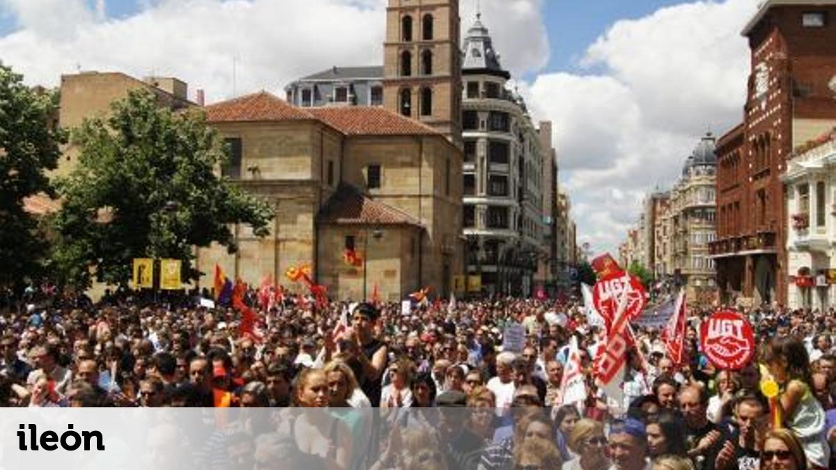 Más de 12.000 leoneses se unen en la calle a las demandas de los mineros