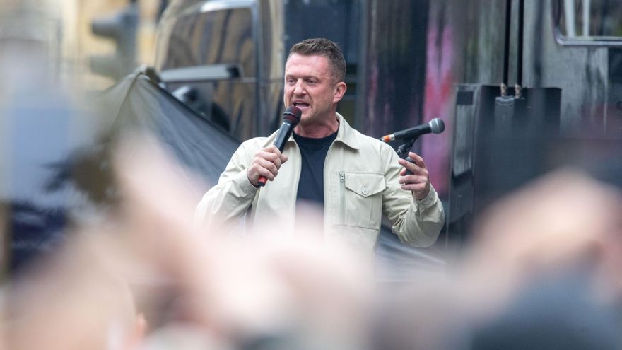 La Policía británica detiene de nuevo al ultraderechista Tommy Robinson y le requisa dos teléfonos