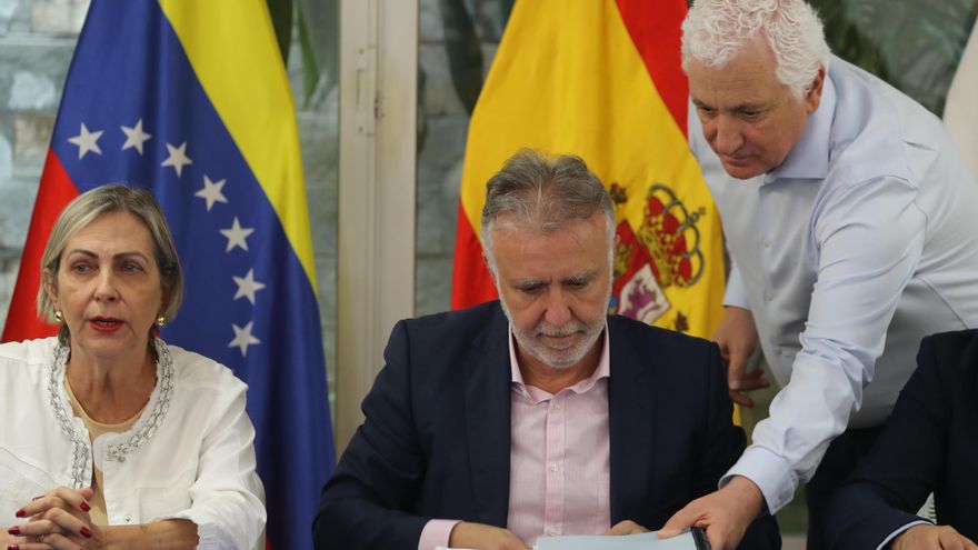 Ángel Víctor Torres en su vista a Venezuela