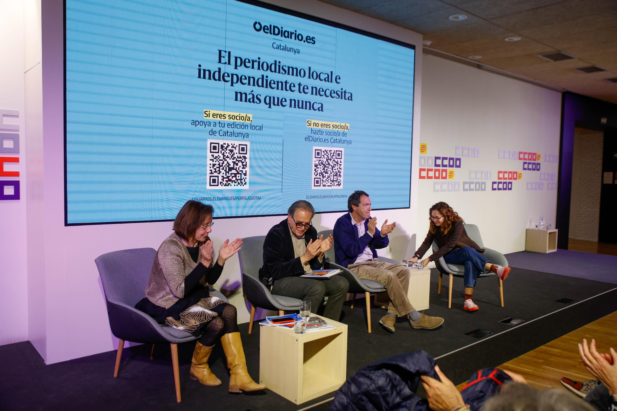 Presentación en Barcelona de la revista de elDiario.es '50 años de libertad', en imágenes