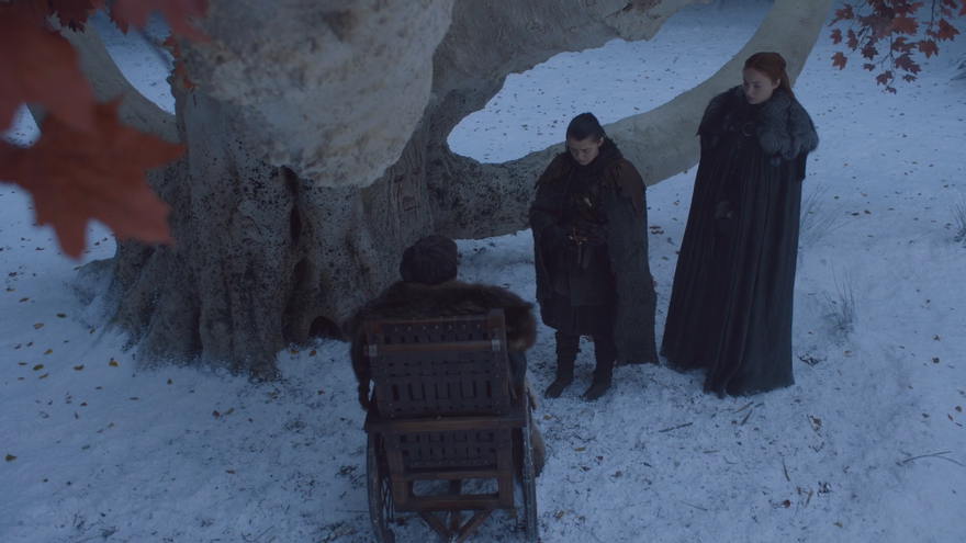Bran regala la daga de acero valyrio a su hermana Arya