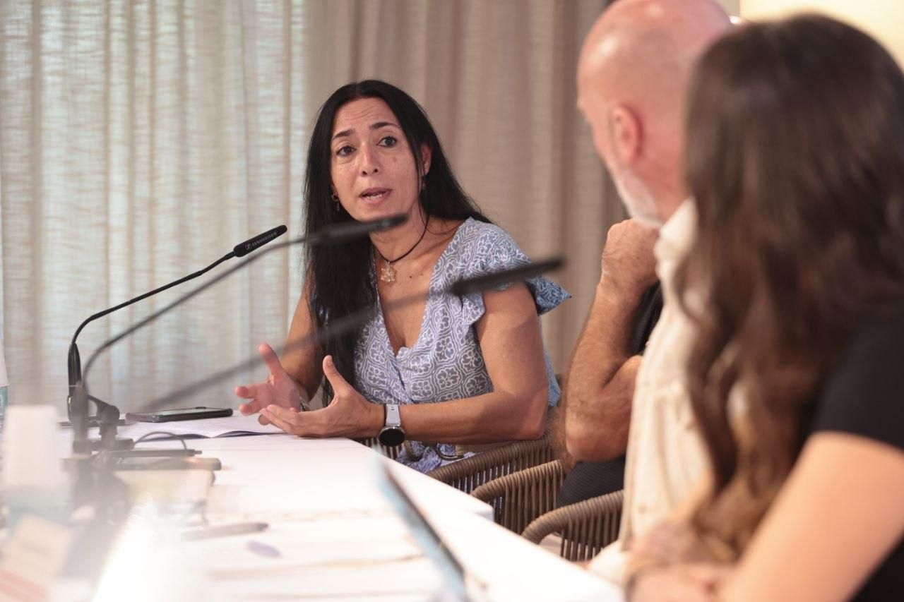 Ángeles Duran, durante una de sus intervenciones
