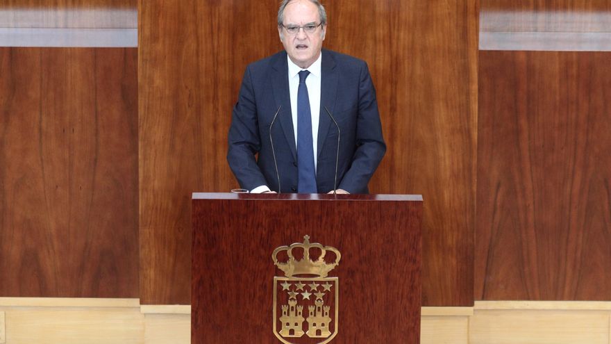 El portavoz del PSOE en la Asamblea de Madrid, Ángel Gabilondo, interviene durante la segunda jornada del Pleno del Debate del Estado de la Región en Madrid 