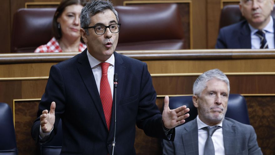 Bolaños acusa al PP de difamación por decir que forma parte del "clan de la chistorra"