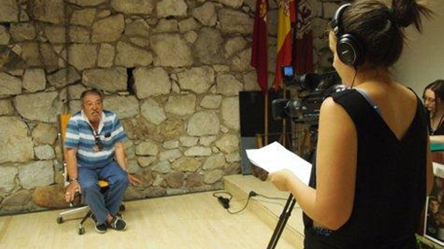 El locutor Pepe Mediavilla en una entrevista.