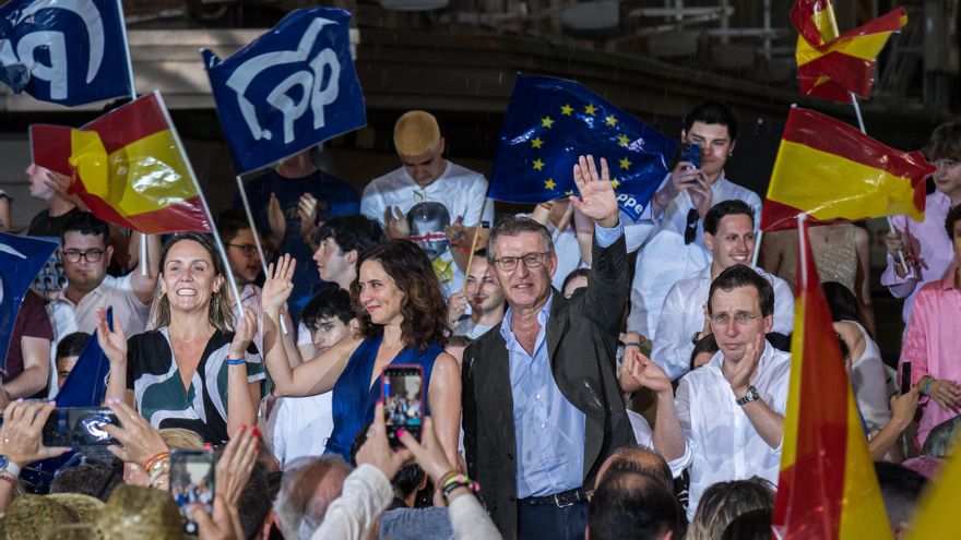 Feijóo pide reunir el voto en el PP para no "empatar" con Sánchez y Ayuso alerta contra "los errores de la última campaña"