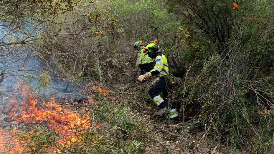 Bomberos del Plan INFOCAM