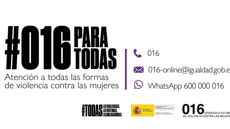 Archivo - Teléfono 016 de atención a todas las formas de violencias contra las mujeres