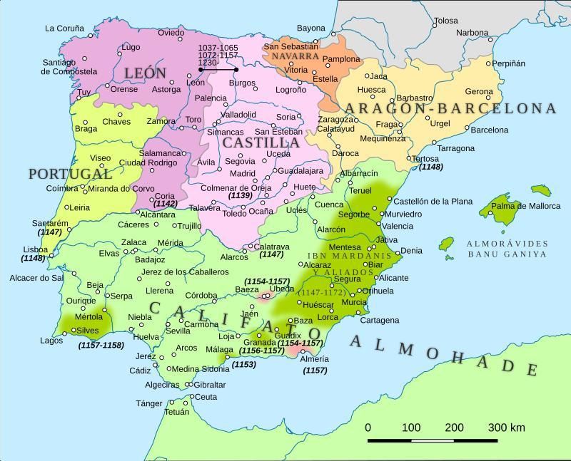 Hispania en 1157.