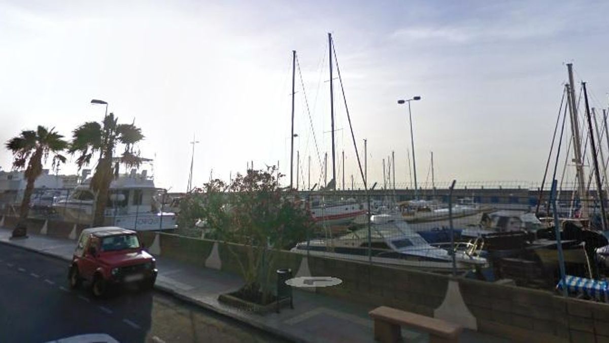 Muelle deportivo de Radazul, en el municipio tinerfeño de El Rosario