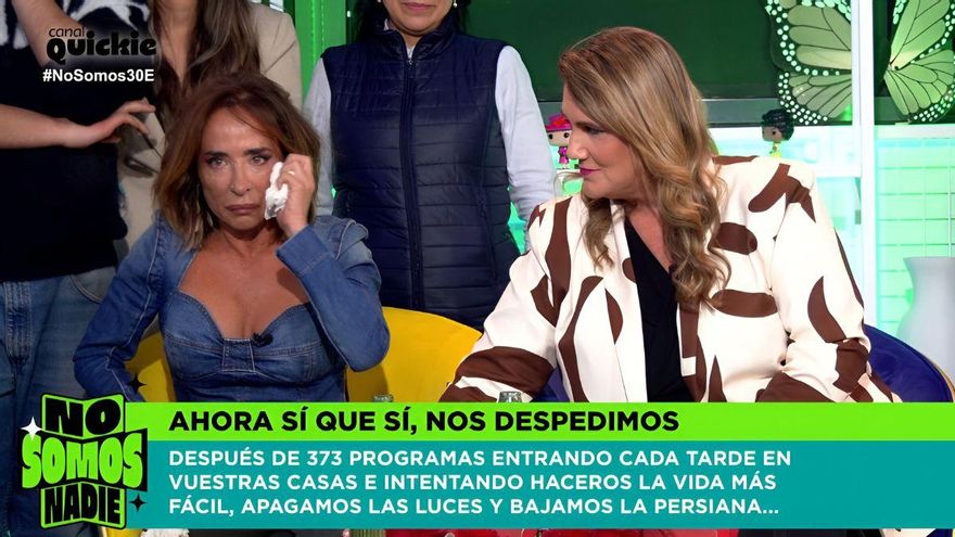 'No somos nadie' dijo adiós con Patiño "disolviendo para siempre" el espíritu de 'Sálvame': "Nos habéis permitido fallar"