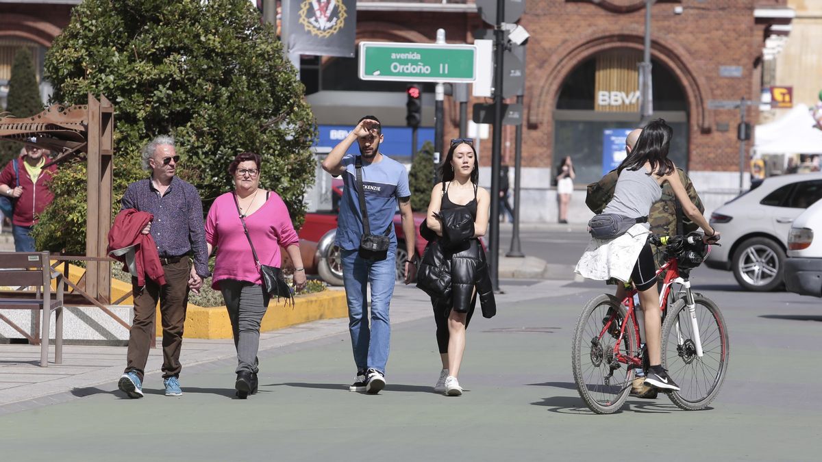 Altas temperaturas en la capital leonesa.