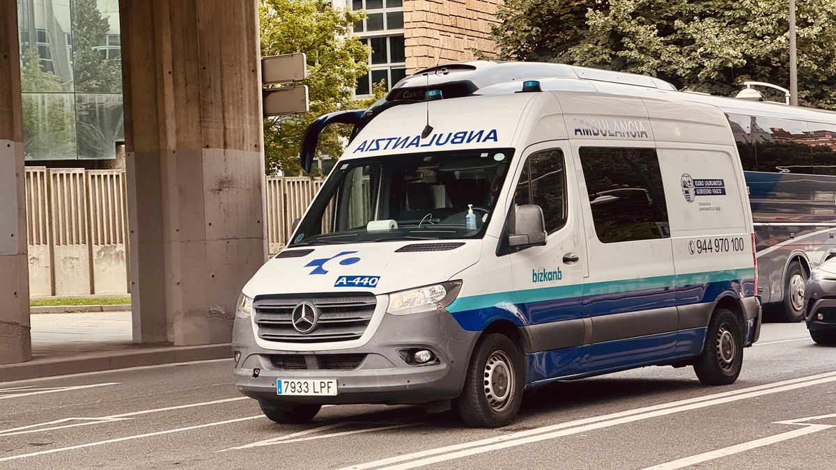 Una unidad de Bizkanb, en el centro de Bilbao, en el mes de julio