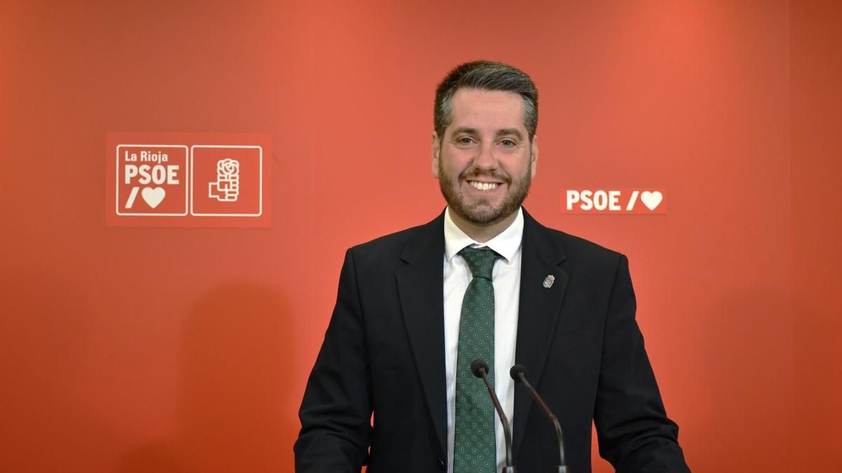 Jaier García, secretario general del PSOE en La Rioja