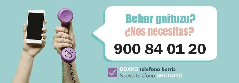 El teléfono de atención de Kontsumobide es gratuito