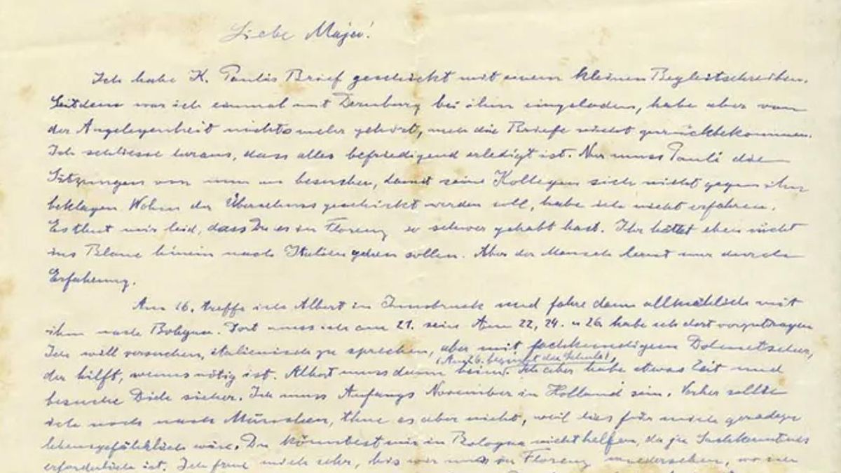 Una firma estadounidense puso a la venta varios papeles firmados por Albert Einstein