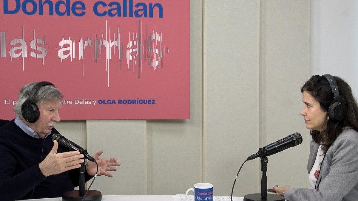 El jurista y politólogo Garcés, durante la entrevista 