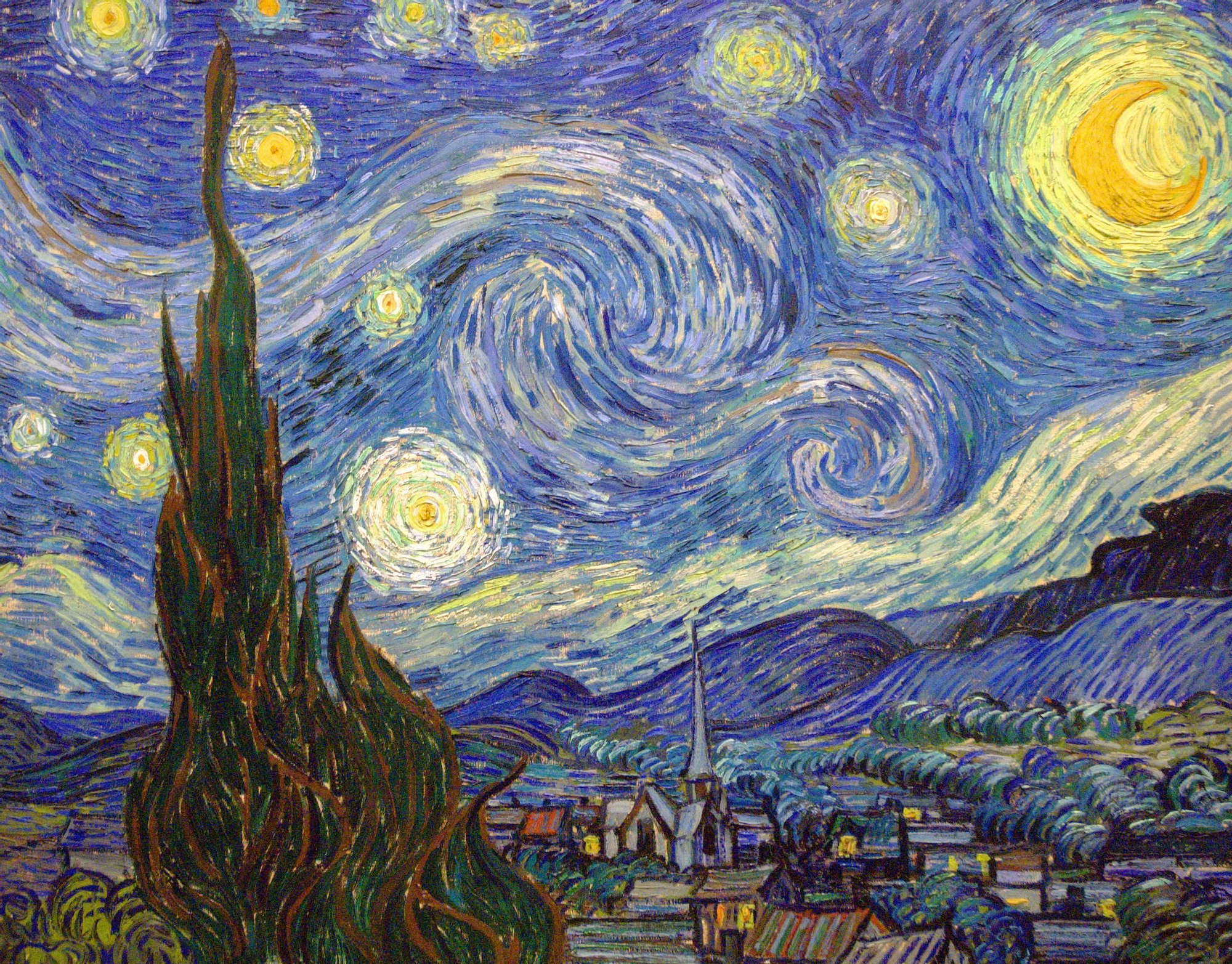 'La noche estrellada' de Van Gogh, en el Museo de Arte Moderno de New York