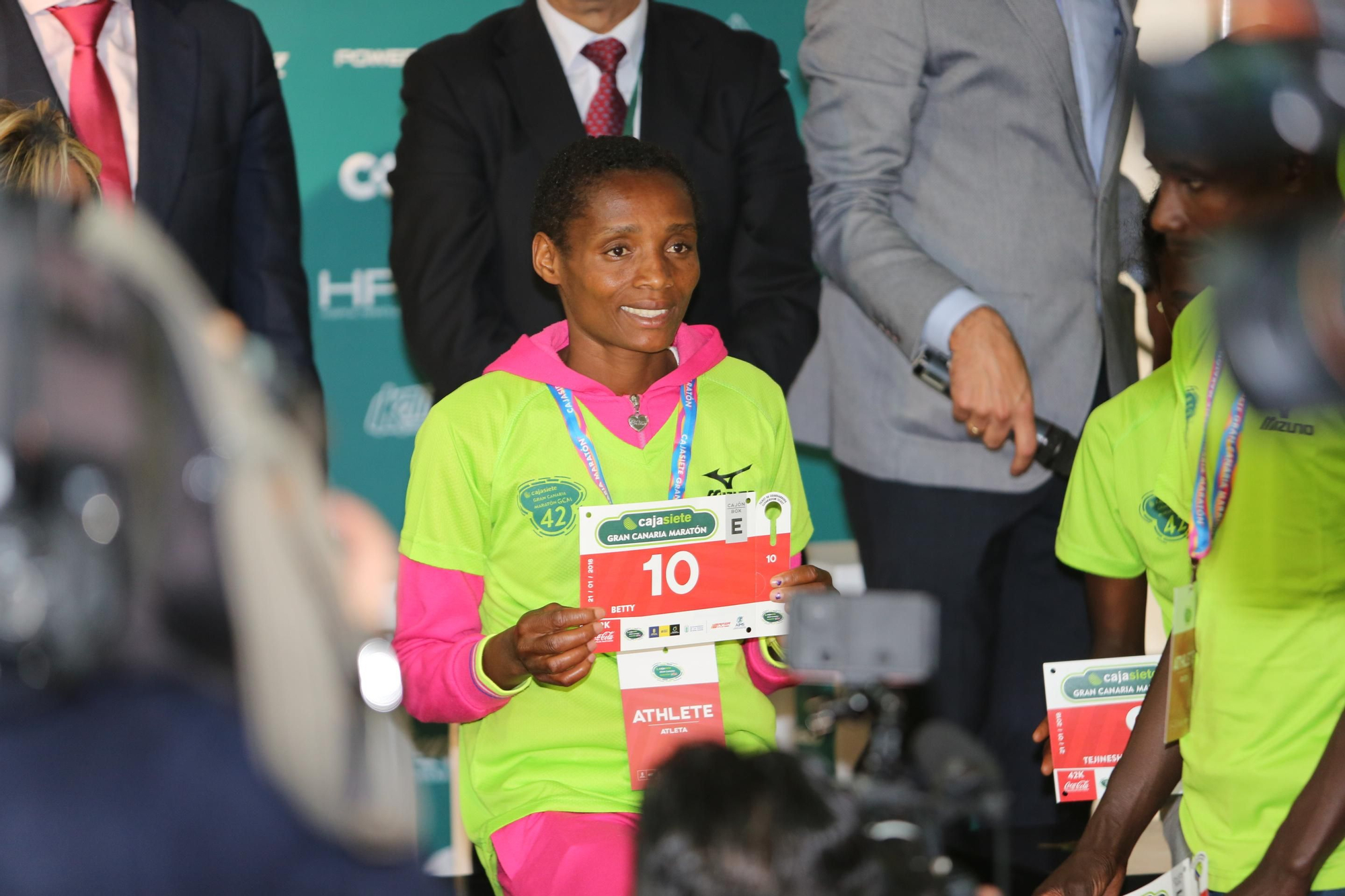 Presentación de los atletas de élite de la Gran Canaria Maratón en Expodeporte. (Alejandro Ramos).