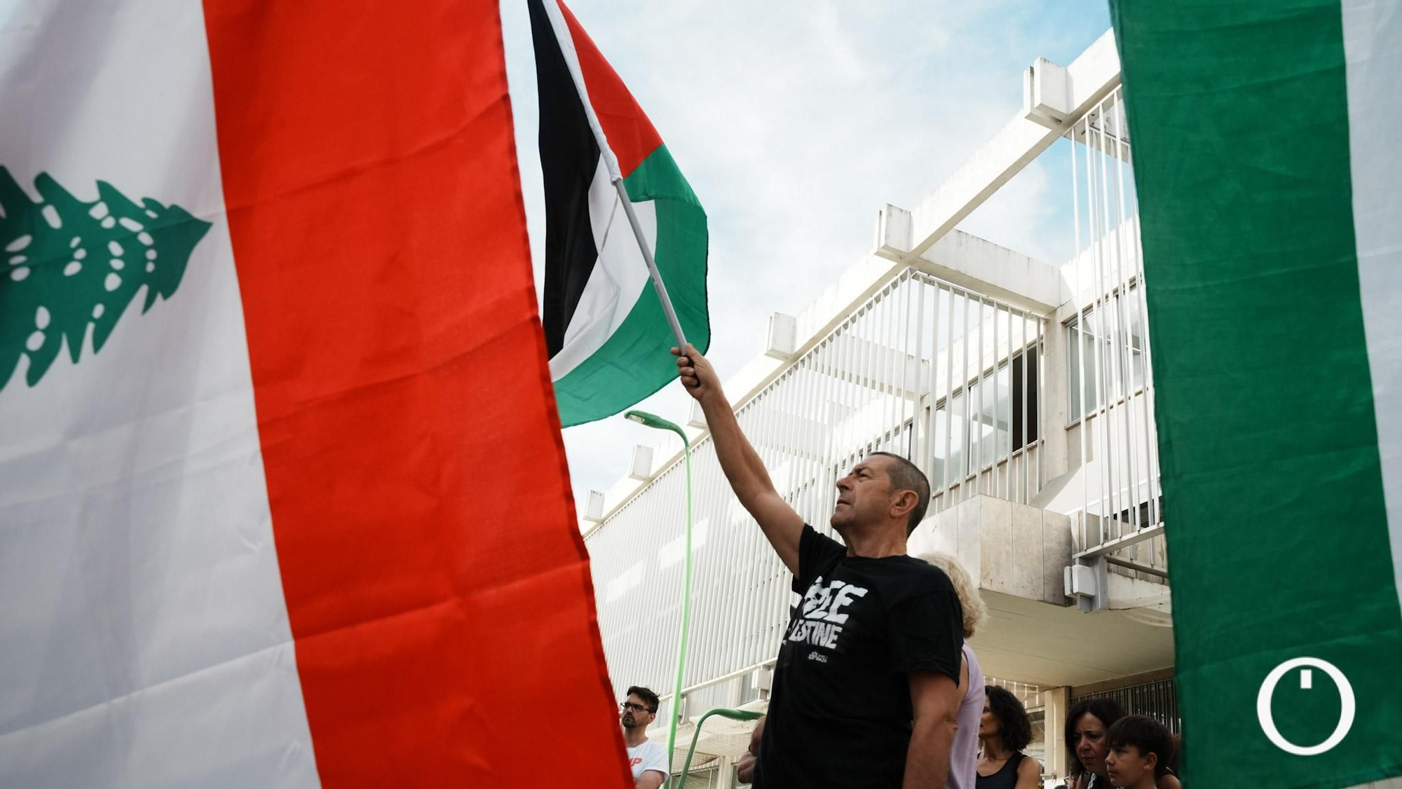 Concentración de las iniciativas solidarias con Palestina de Córdoba.