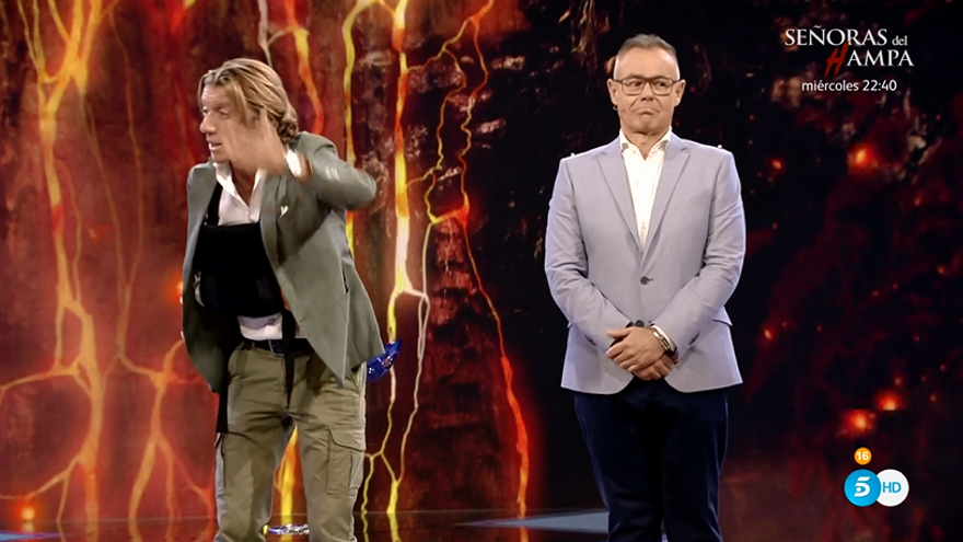 Colate, en plató junto a Jordi González