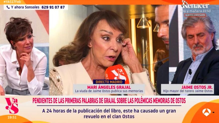 Tenso momento en directo entre Sonsoles Ónega y Mari Ángeles Grajal: "Estabas desinformada, como siempre"