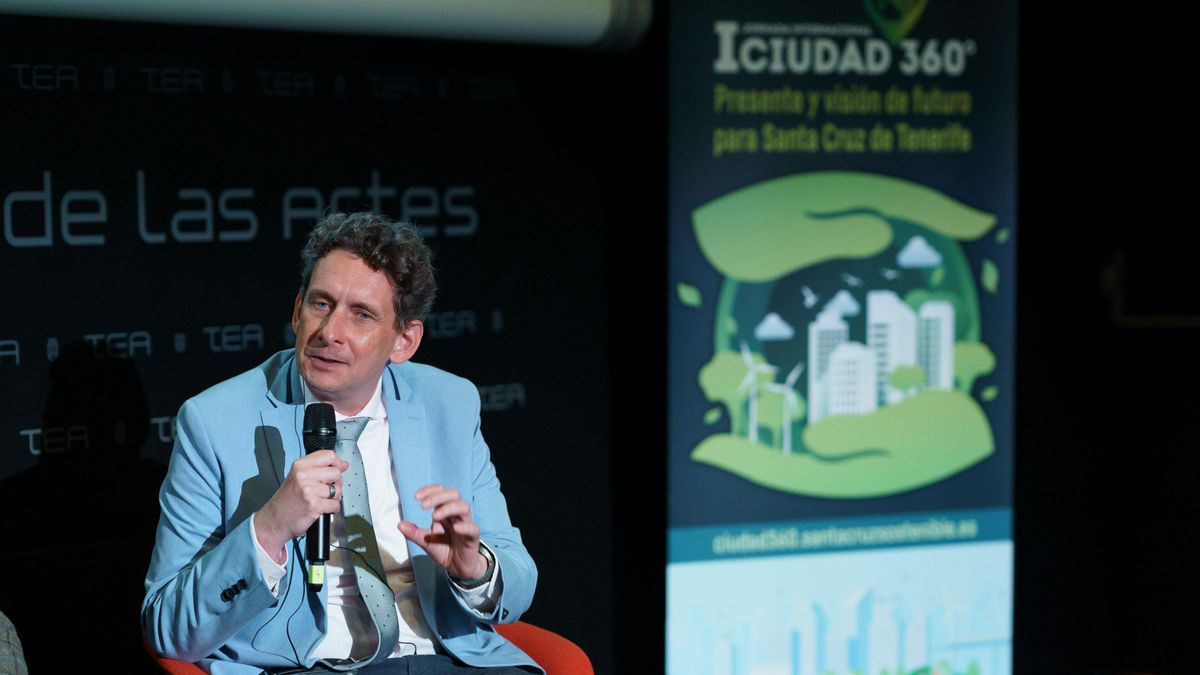 Cecil Konijnendijk, durante su ponencia.