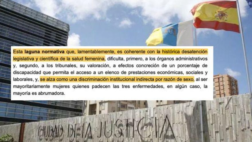 Cuando la justicia no tiene en cuenta las enfermedades que afectan más a las mujeres
