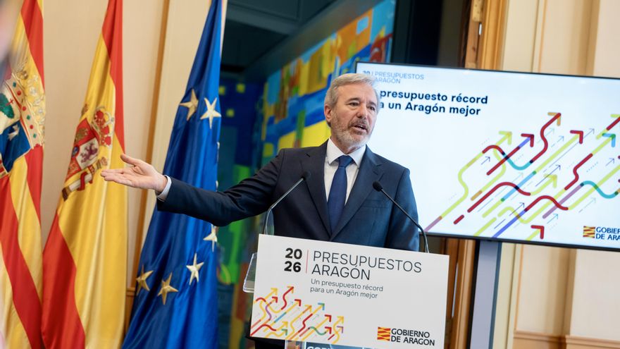 Azcón diseña unas cuentas para 2026 con fecha de caducidad: si no hay acuerdo en diciembre, Aragón irá a elecciones