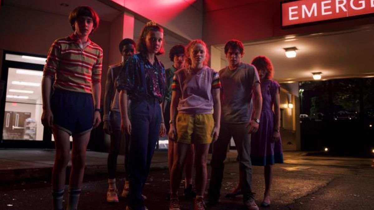 Imagen de archivo de la serie Stranger Things en su tercera temporada.