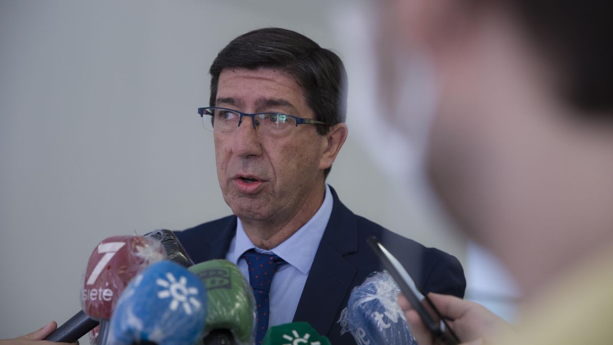 El vicepresidente de la Junta de Andalucía y consejero de Turismo, Regeneración, Justicia y Administración Local, Juan Marín