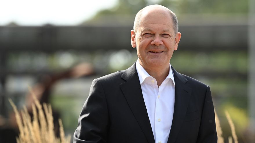 El candidato del SPD, Olaf Scholz.