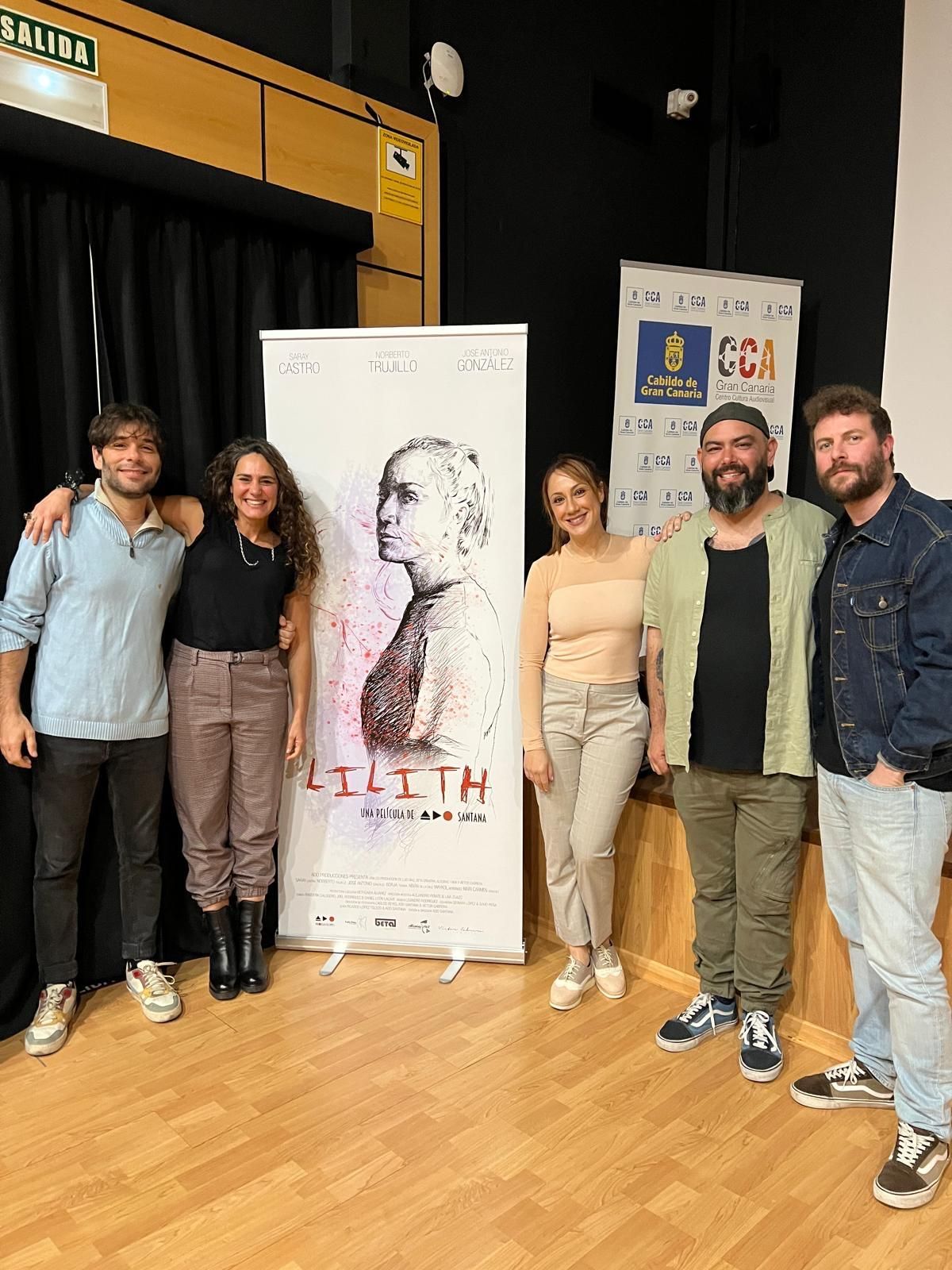 Maykol Hernández, Nayra Ortega, Saray Castro, Ado Santana y Norberto Trujillo.